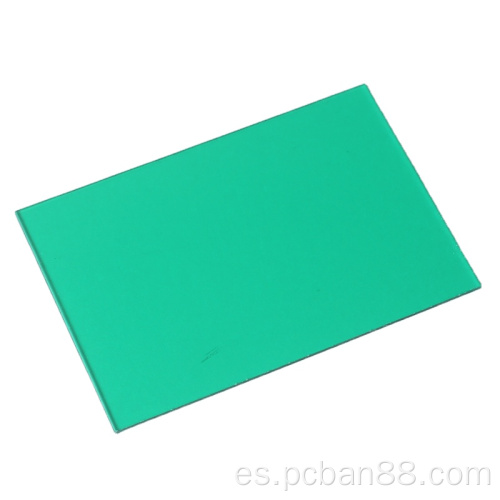 Tablero sólido de PC verde de 12 mm